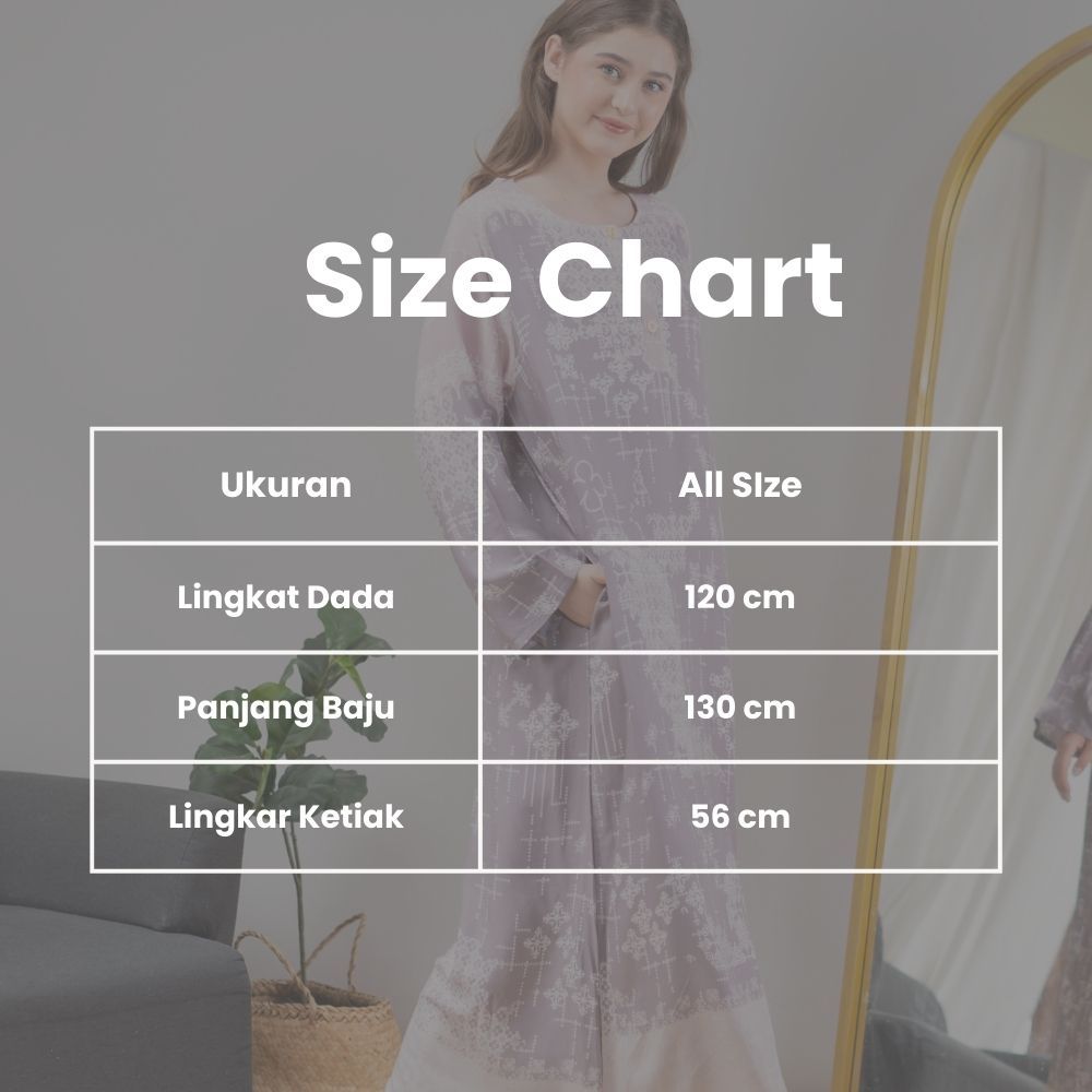 Oriana Homewear Daster Panjang Busui Laiqa Batik Thalita Series