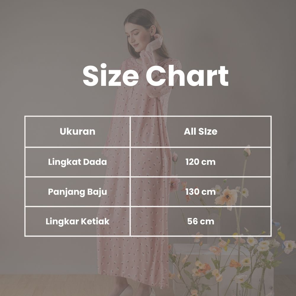 Oriana Homewear Daster Panjang Busui Laiqa Faleia Series