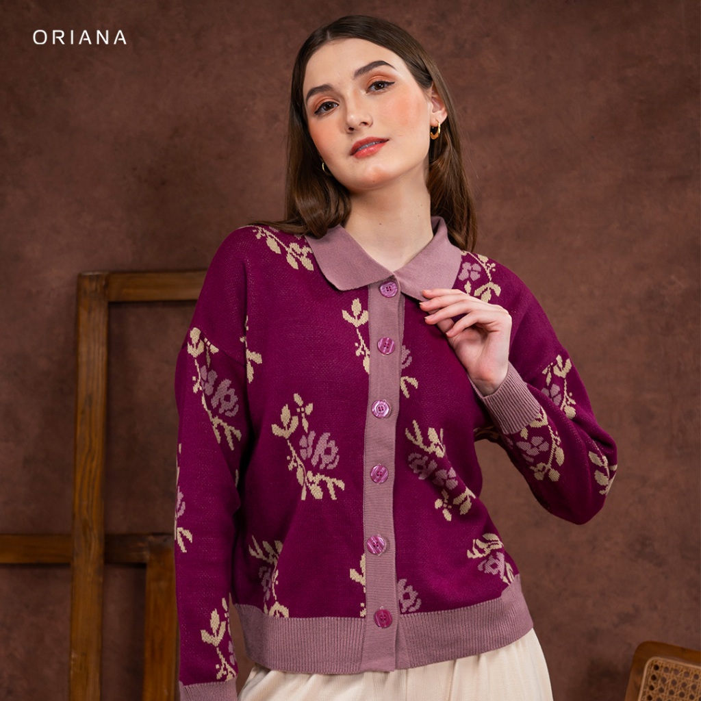 Oriana Dailywear Cardigan Knit Rajut Premium Kalea Allsize