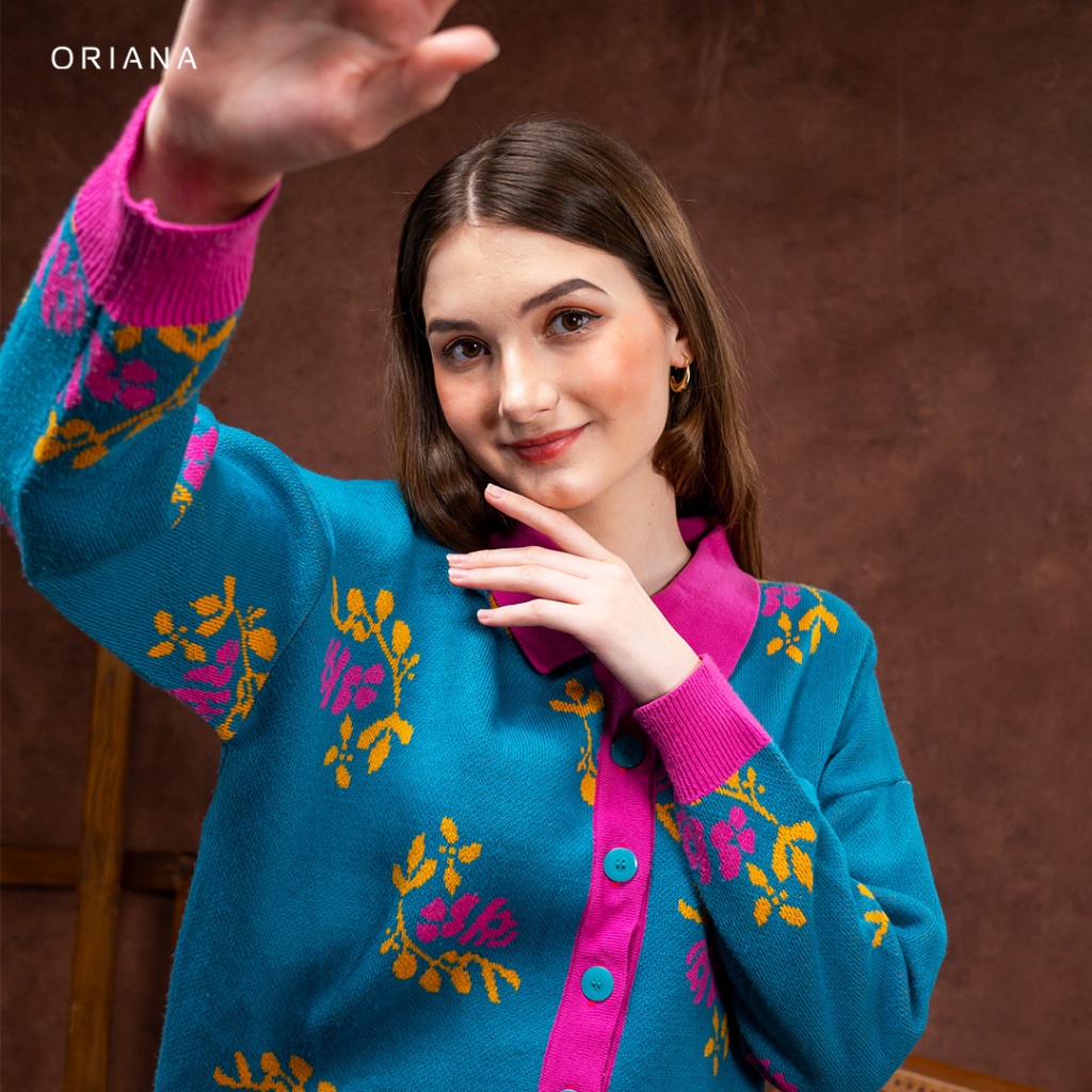 Oriana Dailywear Cardigan Knit Rajut Premium Kalea Allsize