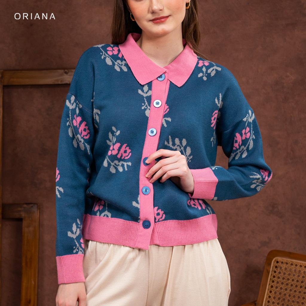 Oriana Dailywear Cardigan Knit Rajut Premium Kalea Allsize