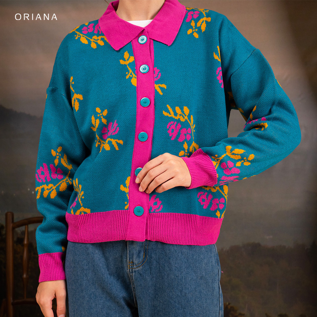 Oriana Dailywear Cardigan Knit Rajut Premium Kalea Allsize