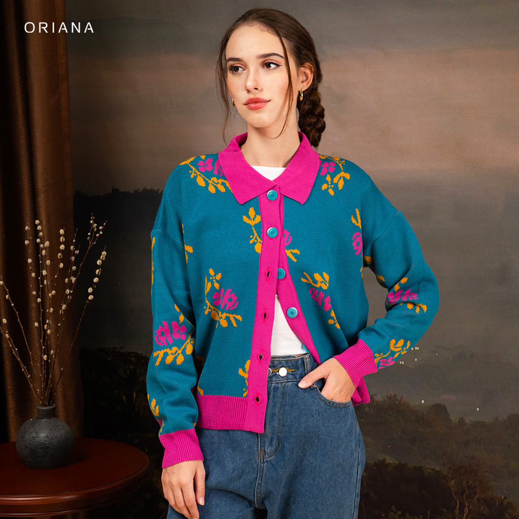 Oriana Dailywear Cardigan Knit Rajut Premium Kalea Allsize