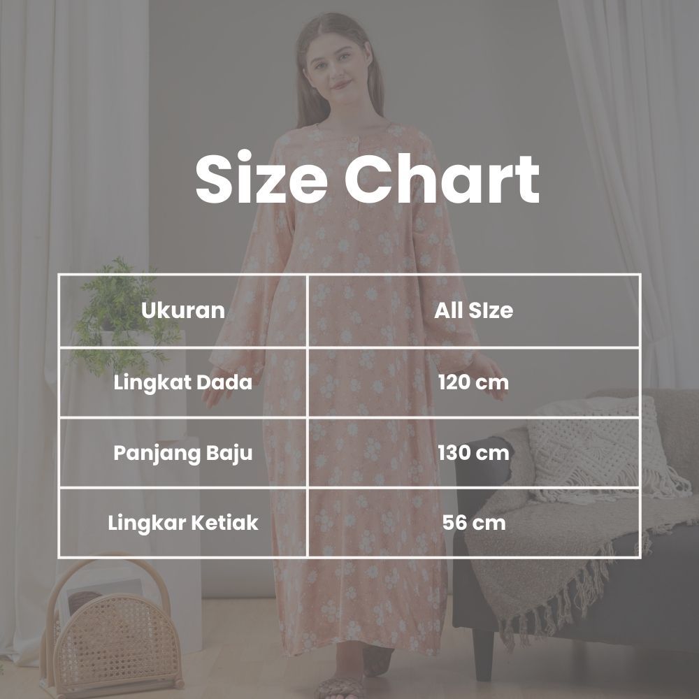 Oriana Homewear Daster Panjang Busui Laiqa Meryl Series