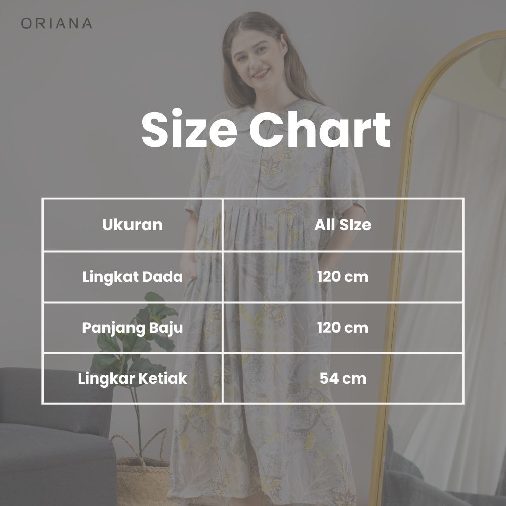 Oriana Homewear Daster Busui Deskira Batik Varisha Series