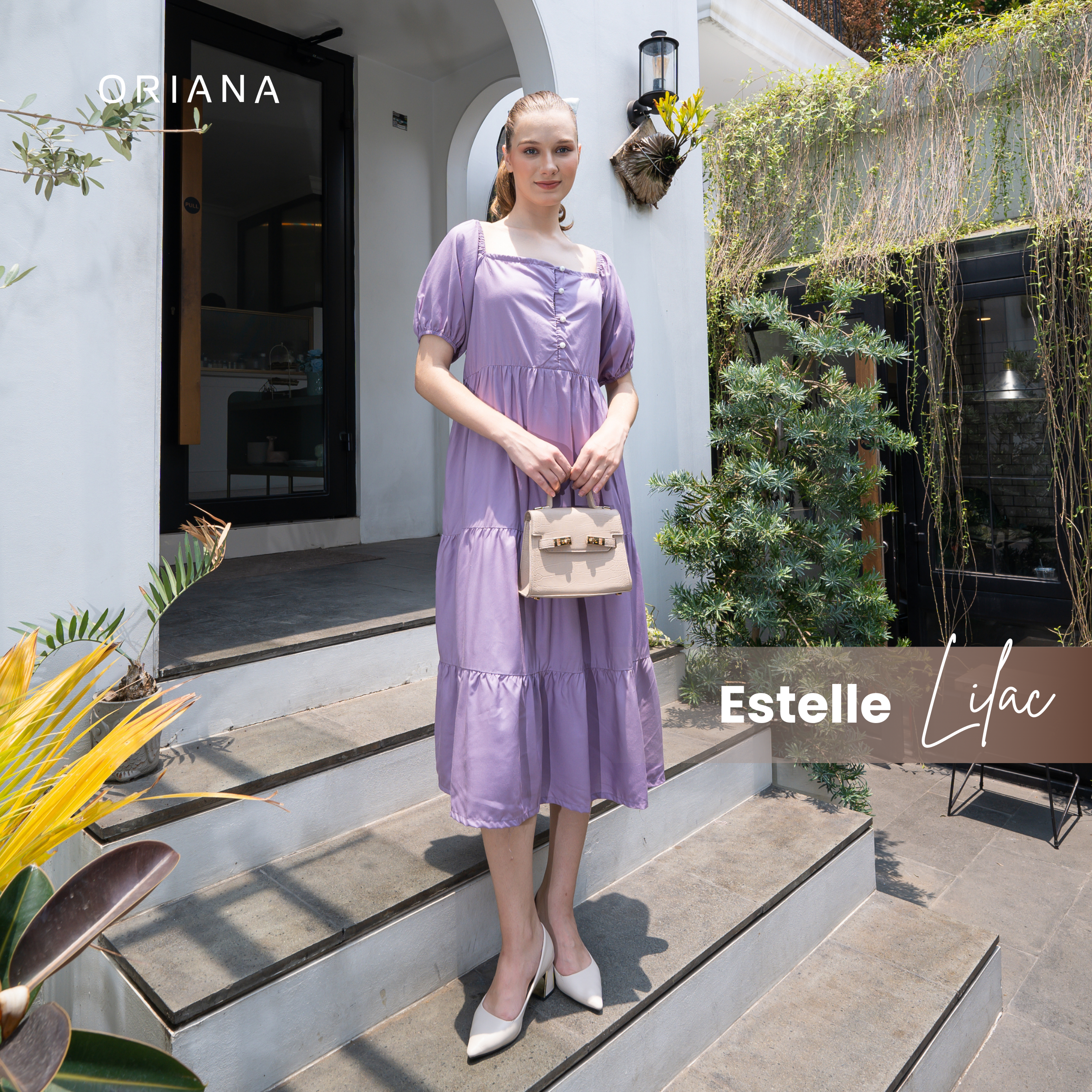 Oriana Homewear Maxi Dress Daster Celine Series