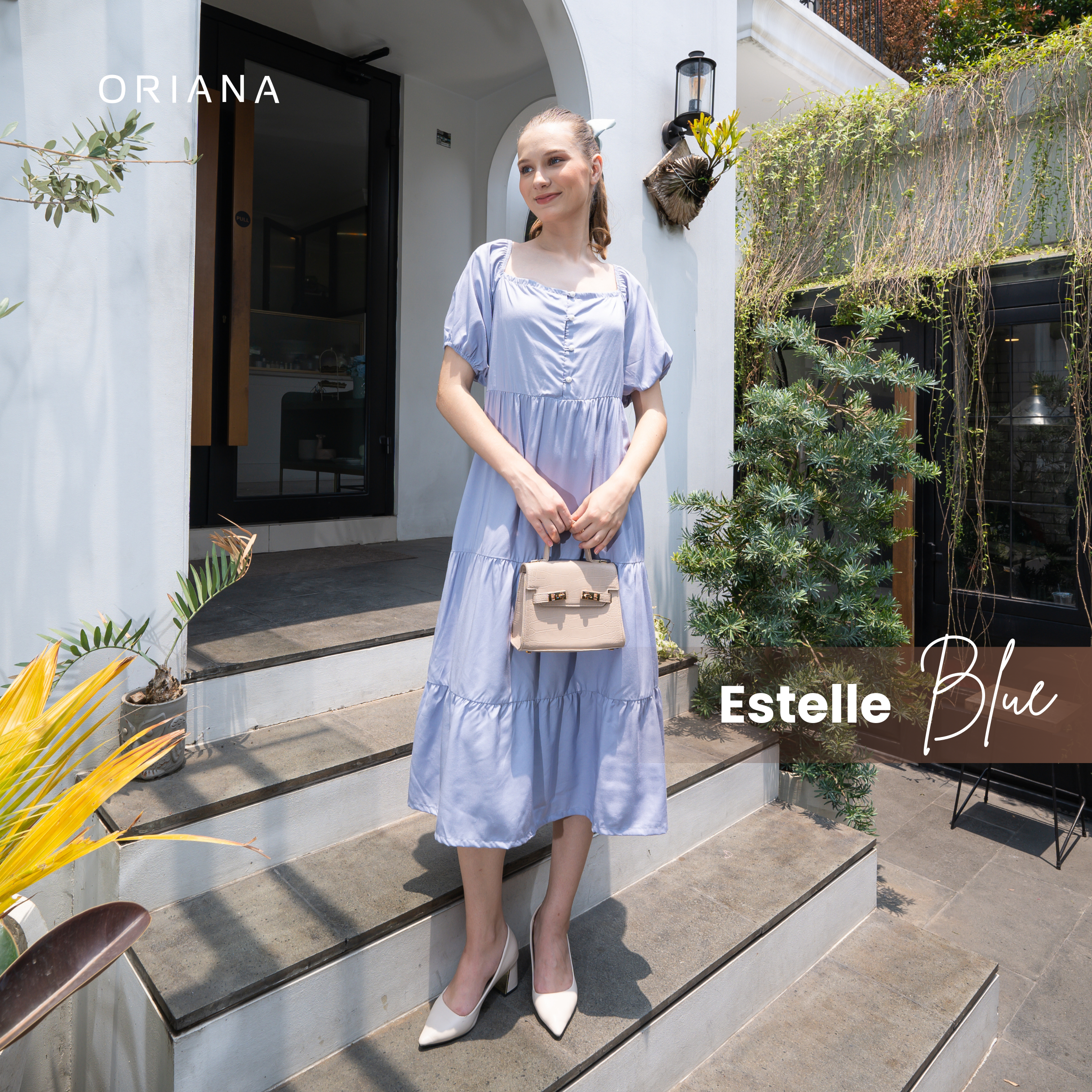 Oriana Homewear Maxi Dress Daster Celine Series