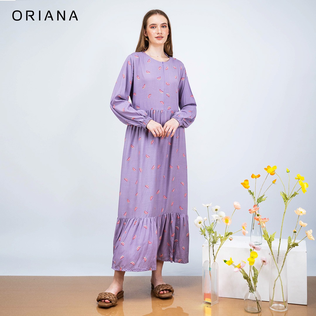 Oriana Homewear Long Dress Calla Series