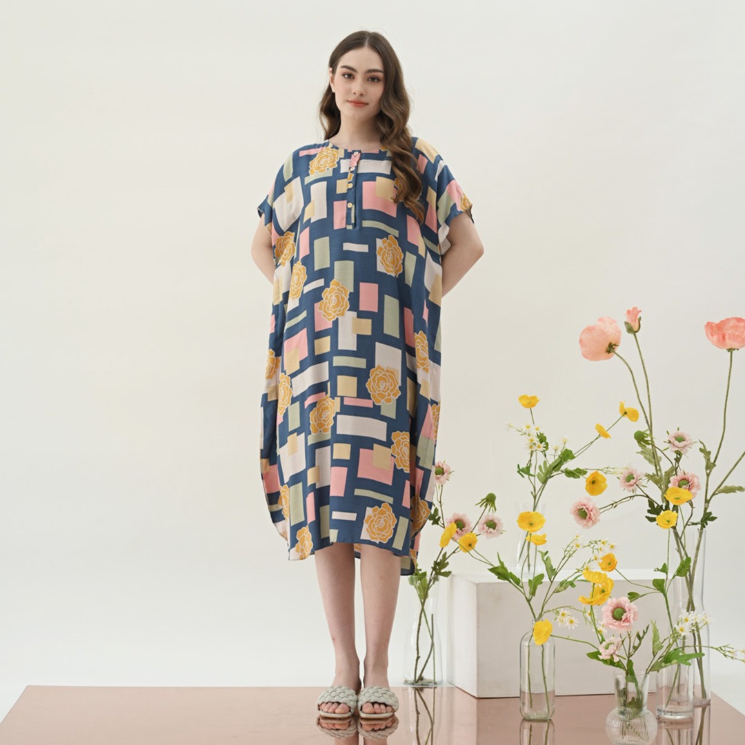Oriana Homewear Daster Pendek Busui Kaftan Yesly Series