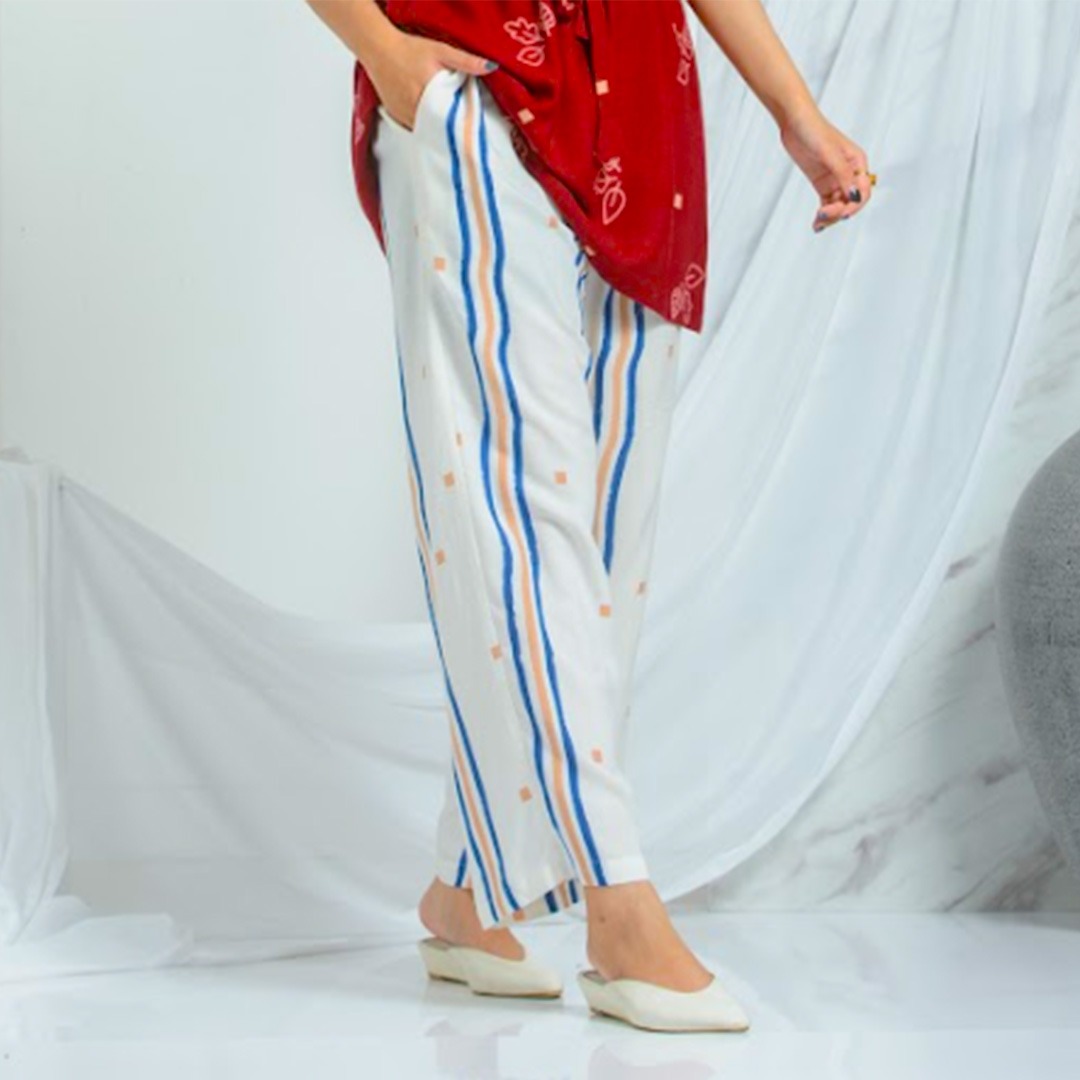 Oriana Celana Panjang Wanita Makayla White Series