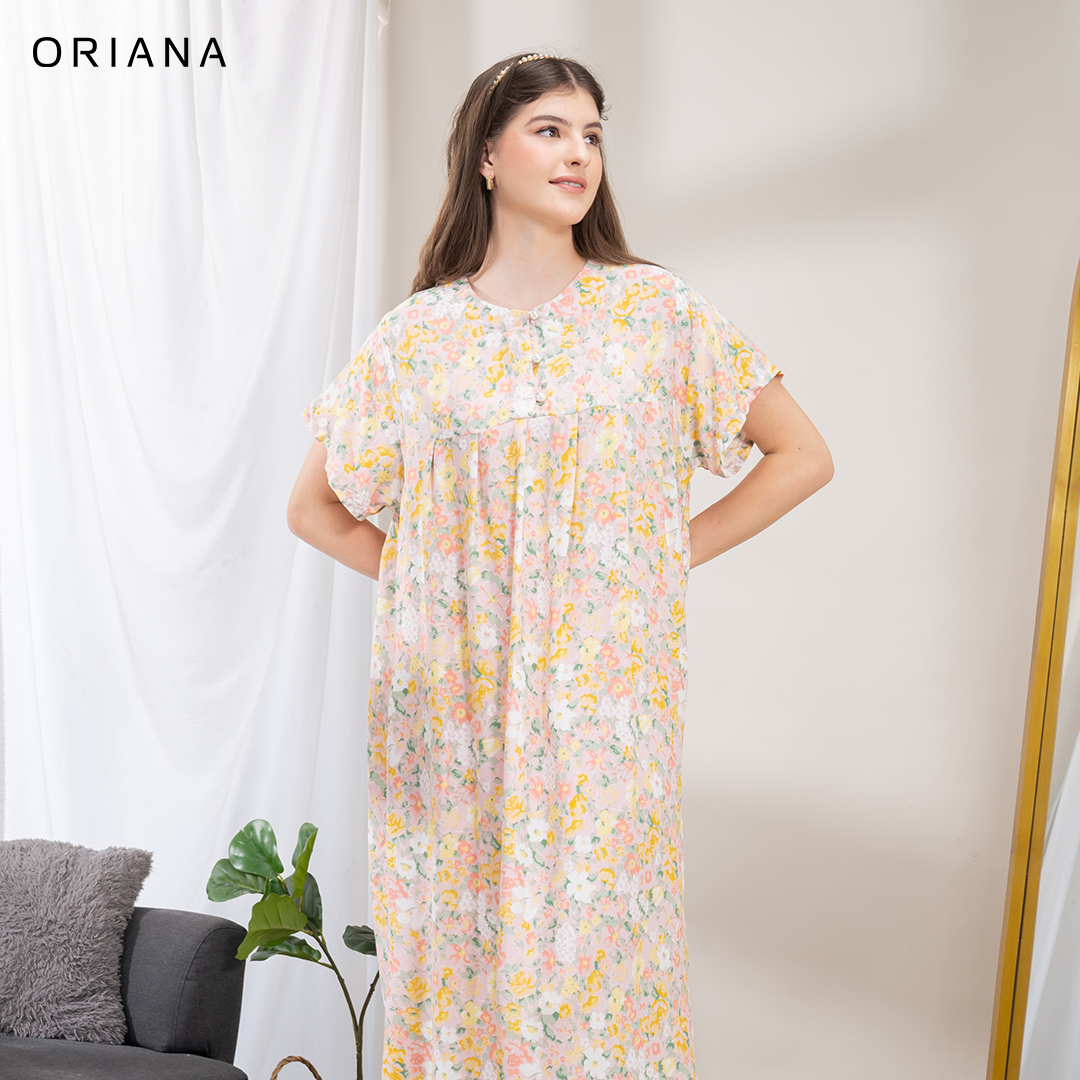 Oriana Homewear Maxi Dress Daster Zelene Series