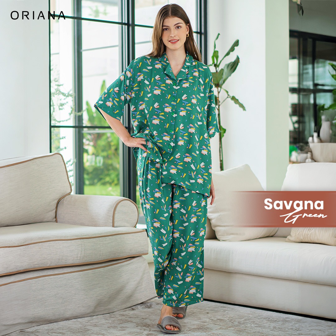 Oriana Sleepwear Piyama Savana Series