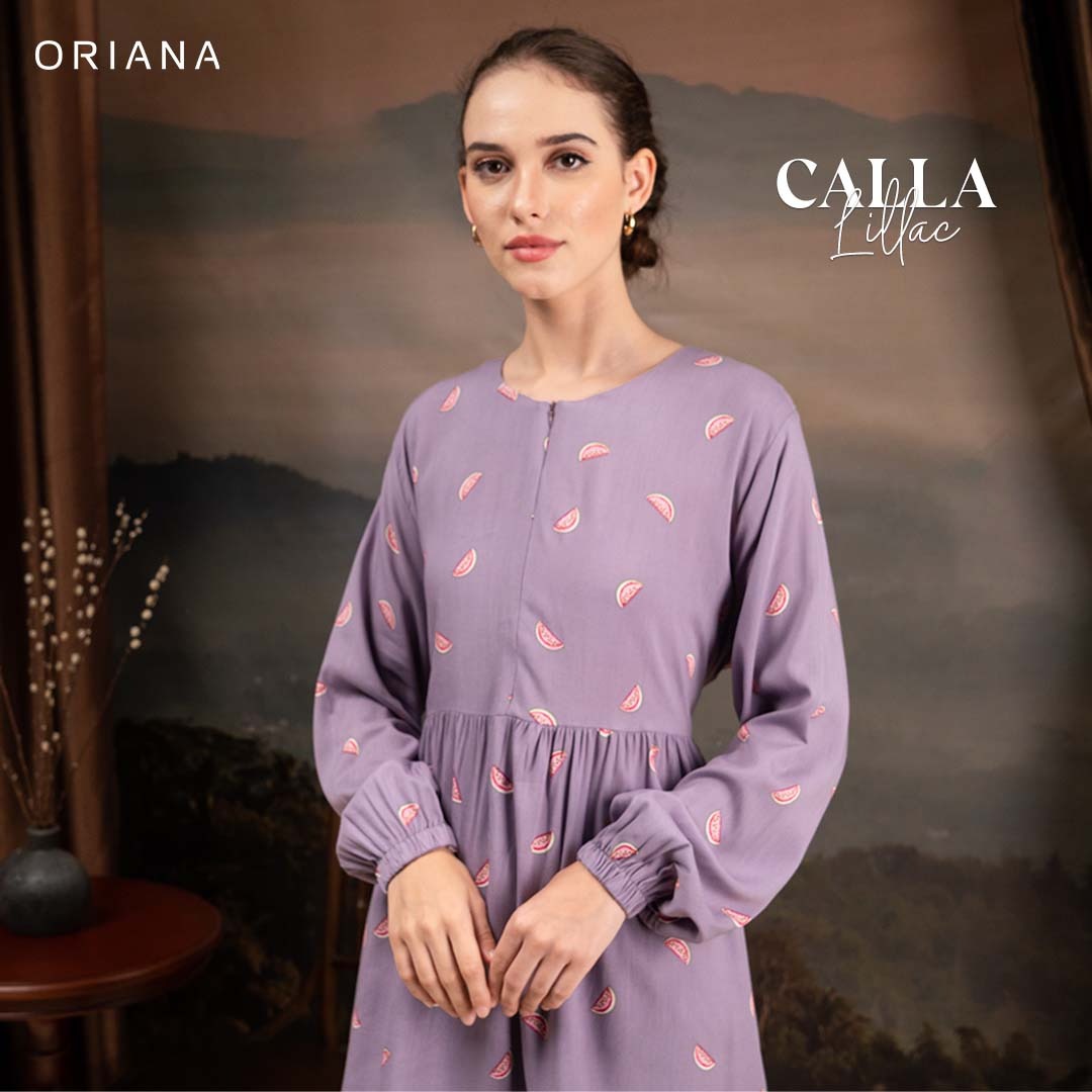 Oriana Sleepwear Piyama Long Sleeve Calla Series