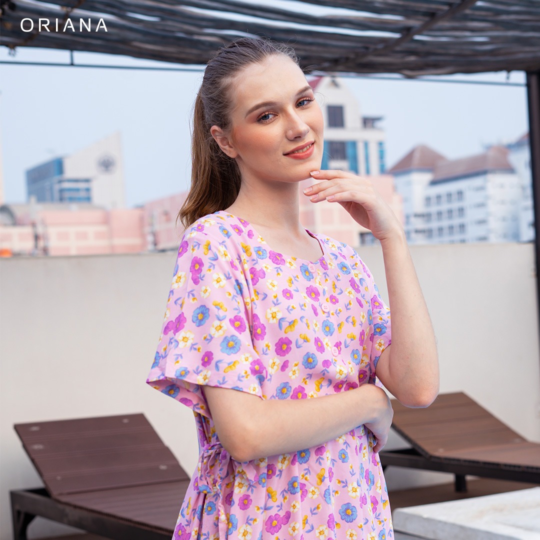 Oriana Homewear Maxi Dress Daster Selia Series