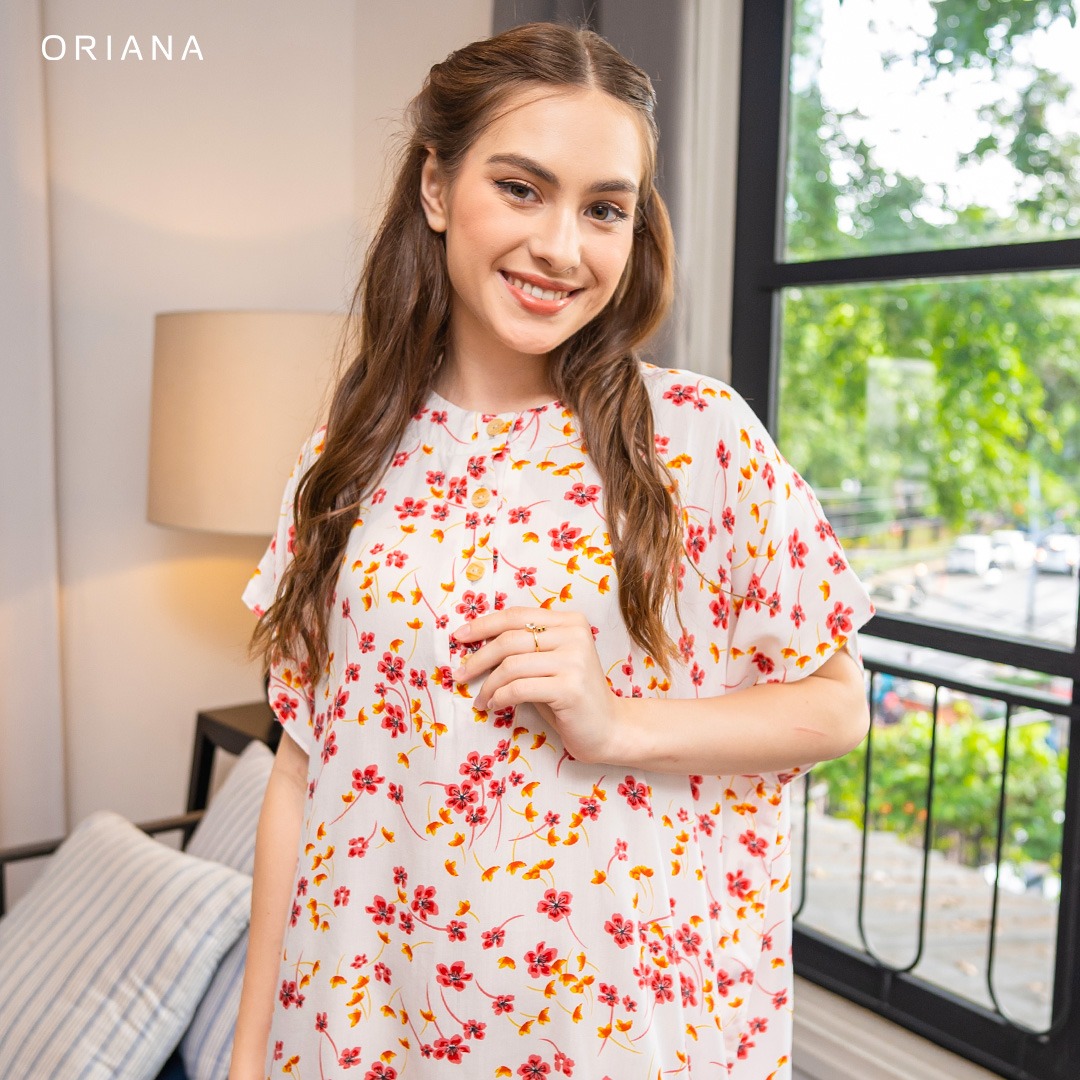 Oriana Homewear Daster Pendek Busui Kaftan Alana Series