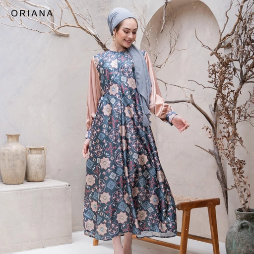 Oriana Dailywear Long Dress Amany Armani Silk Dilara Allsize