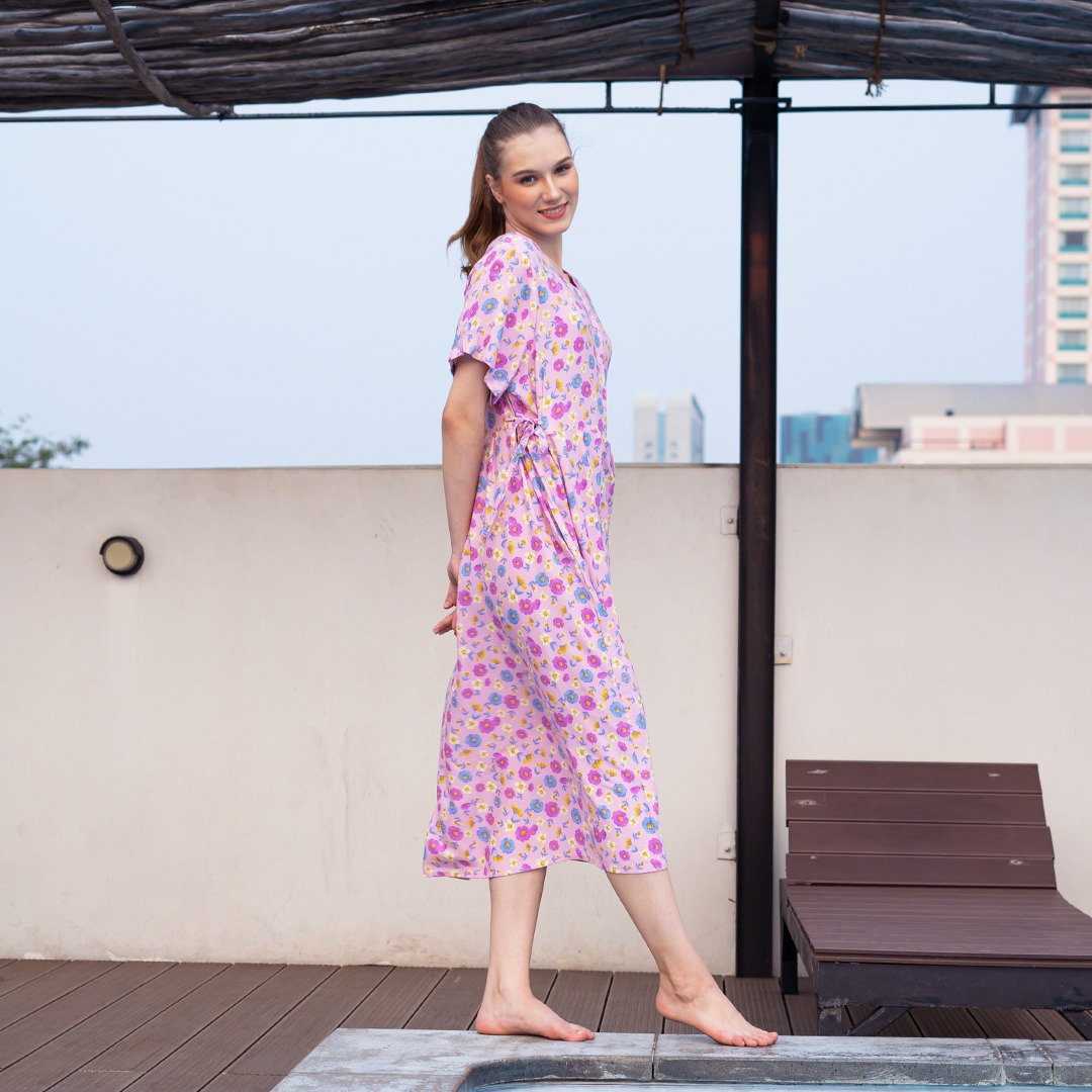 Oriana Homewear Maxi Dress Daster Selia Series