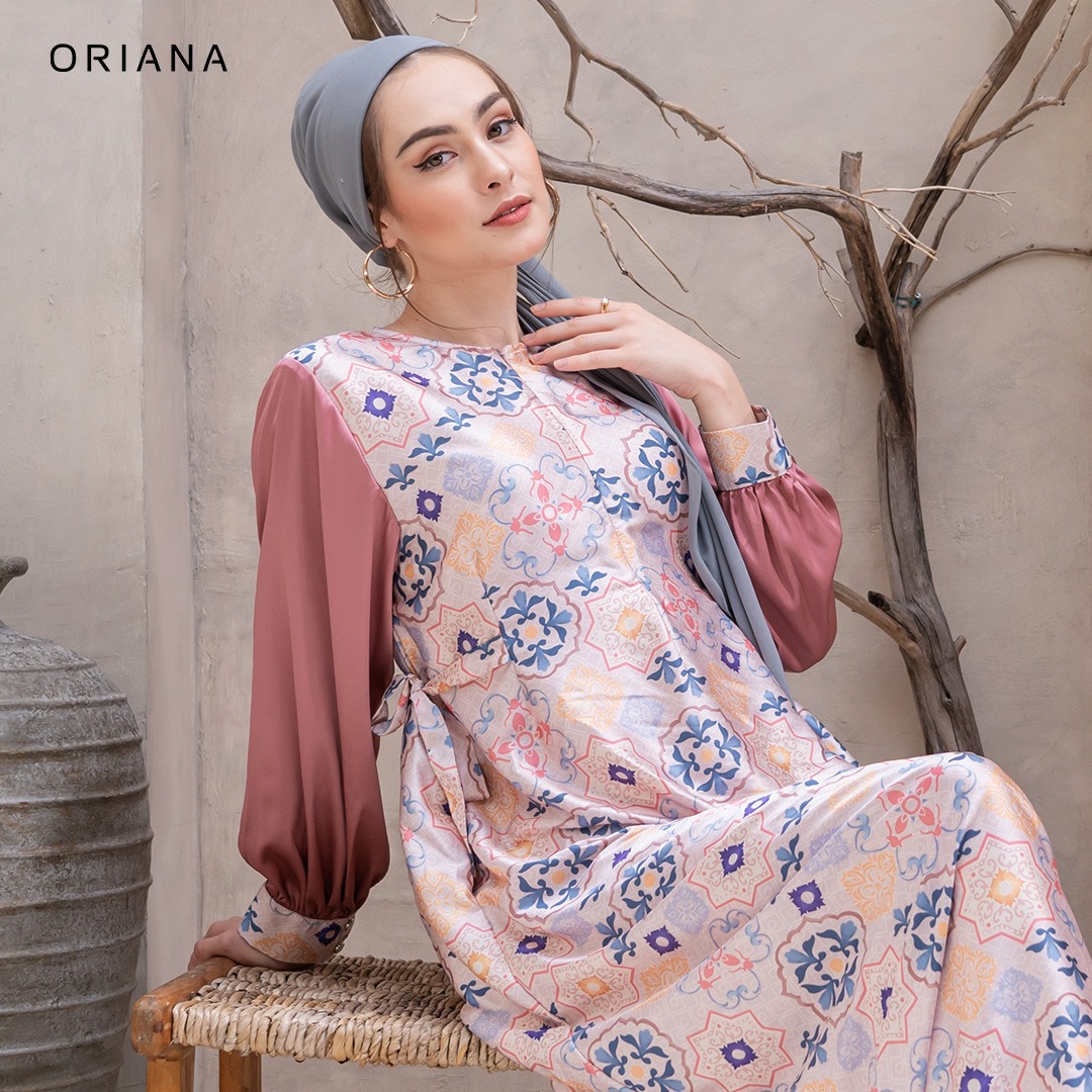 Oriana Dailywear Long Dress Amany Armani Silk Dilara Allsize