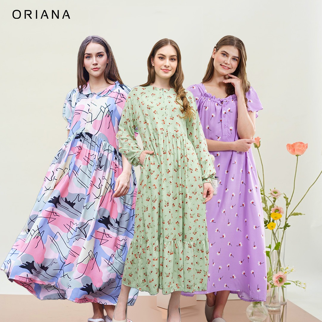Dailywear Oriana Longdress Mix-Colour Series