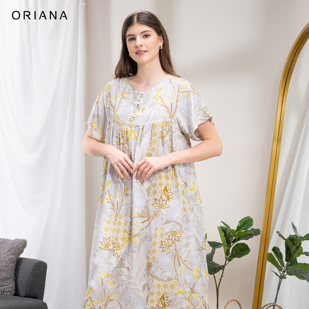 Oriana Homewear Maxi Dress Daster Busui Rosaline Series