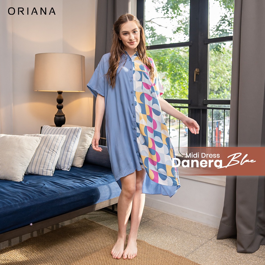 Oriana Homewear Midi Dress Danera Series