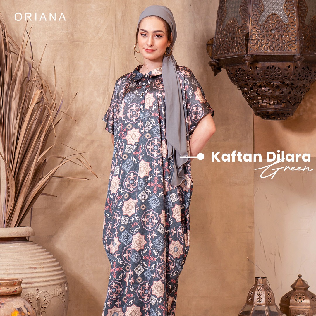 Oriana Dailywear Kaftan Kerah Karina Armani Silk Dilara Allsize