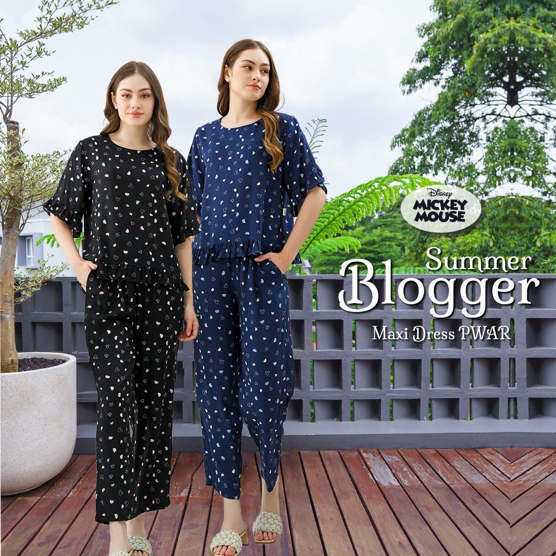 Oriana Sleepwear Pajamas PWAR Mickey Mouse Kiss Blogger Series