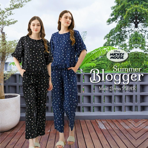 Oriana Sleepwear Pajamas PWAR Mickey Mouse Kiss Blogger Series