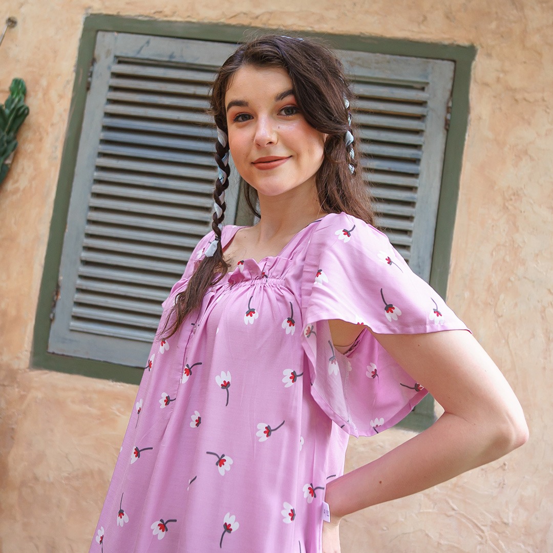 Oriana Homewear Maxi Dress Daster Busui Roselli Series