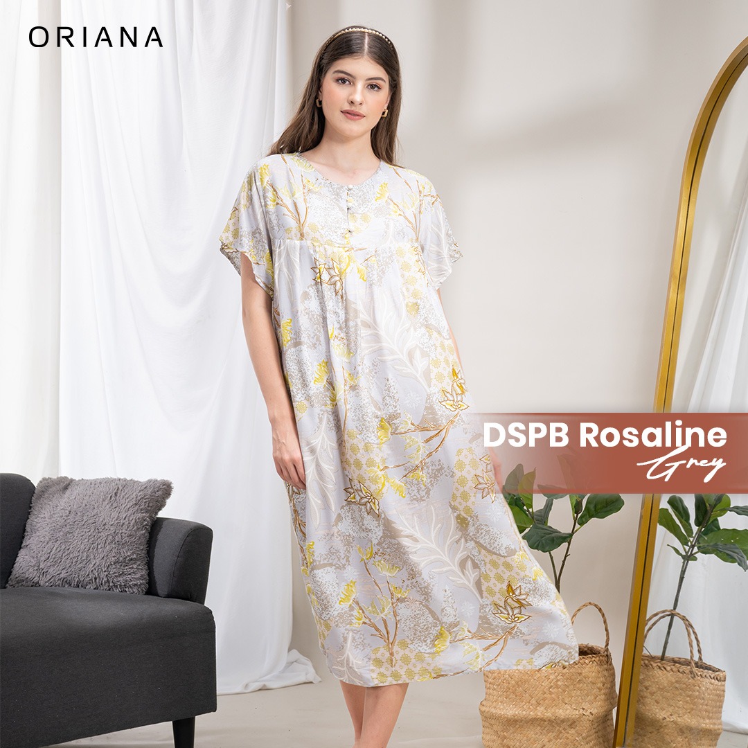 Oriana Homewear Maxi Dress Daster Busui Rosaline Series