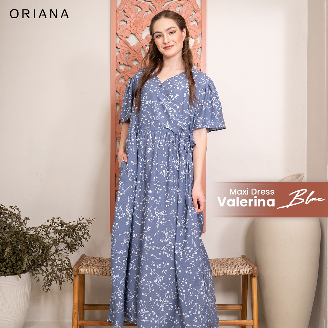 Oriana Homewear Maxi Dress Daster Busui Panjang DSAI Valerina Series