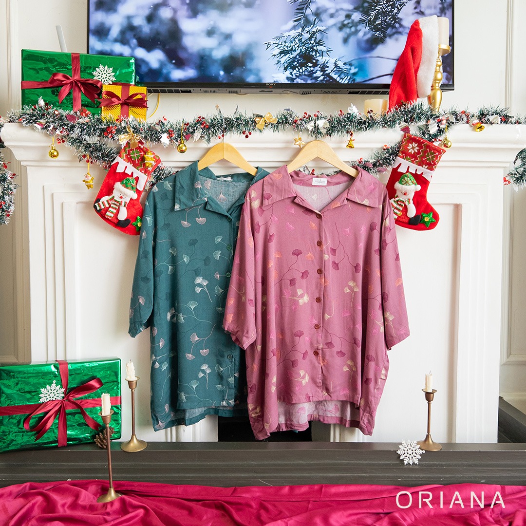 Oriana Gift Set Christmas Piyama Hampers Natal / Premium Hampers Natal-pajamas series