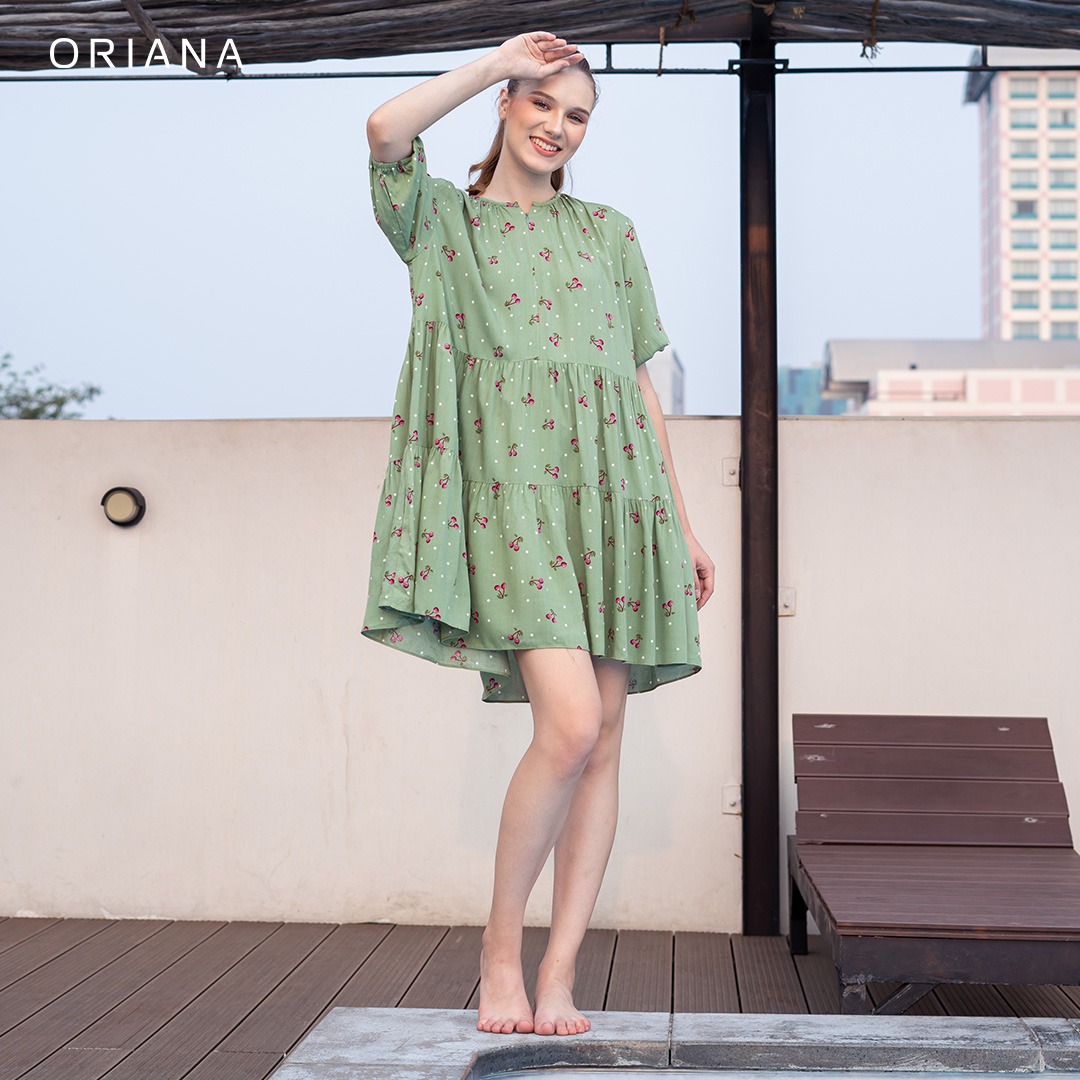 Oriana Homewear Midi Dress Amity Series
