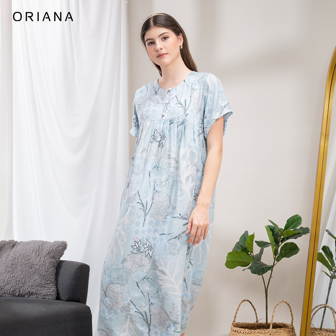 Oriana Homewear Maxi Dress Daster Busui Rosaline Series