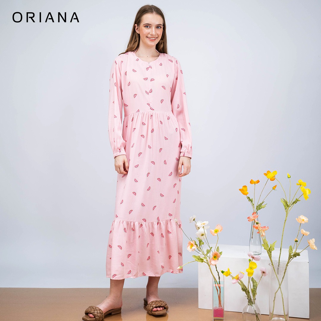 Oriana Homewear Long Dress Calla Series