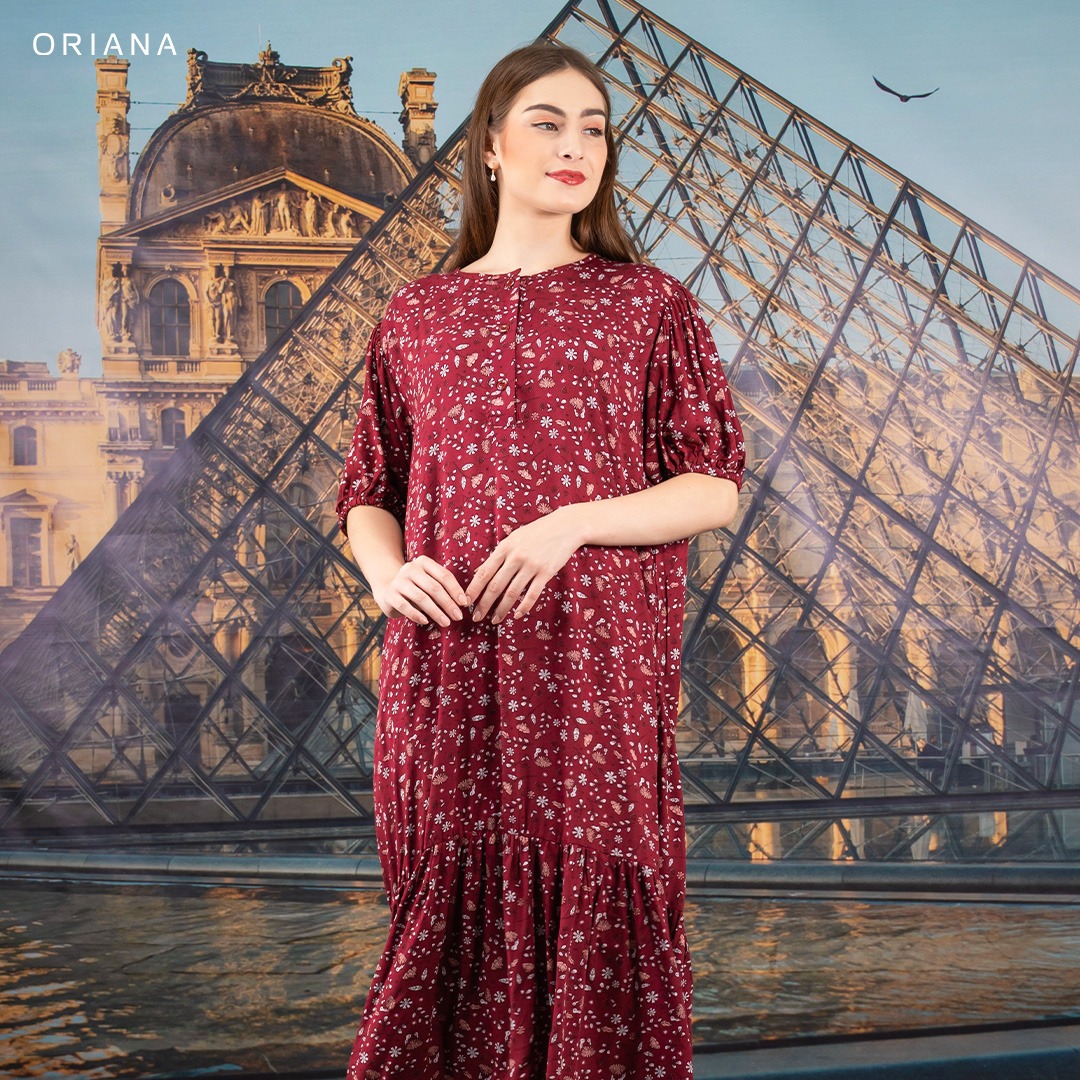 Oriana Homewear Maxi Dress Avanthi Evalia Series