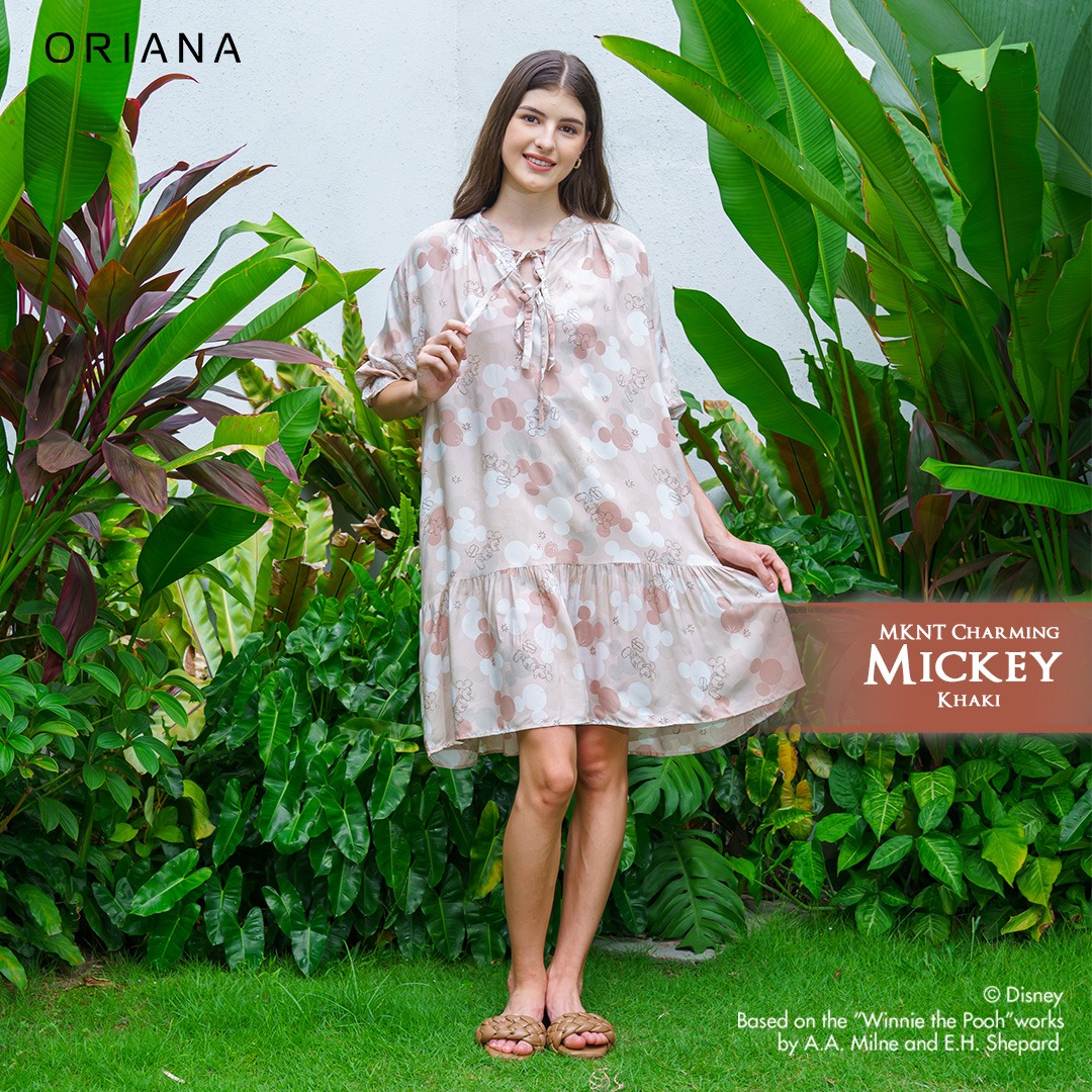 Oriana Homewear Maxi Dress MKNT Mickey Mouse Charming Mickey Series