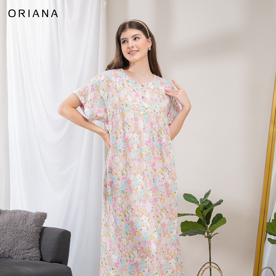 Oriana Homewear Maxi Dress Daster Zelene Series