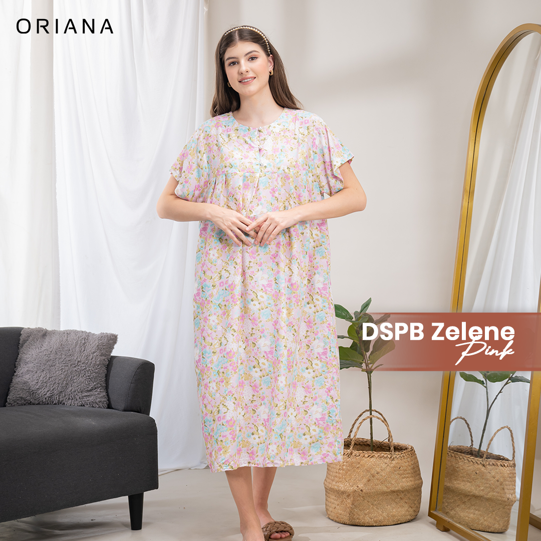 Oriana Homewear Maxi Dress Daster Zelene Series