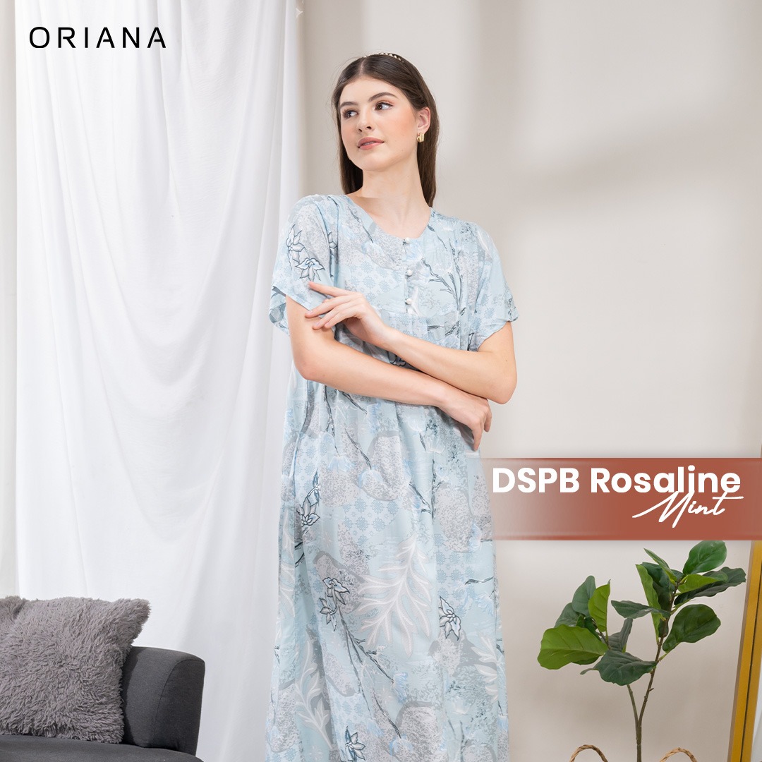 Oriana Homewear Maxi Dress Daster Busui Rosaline Series