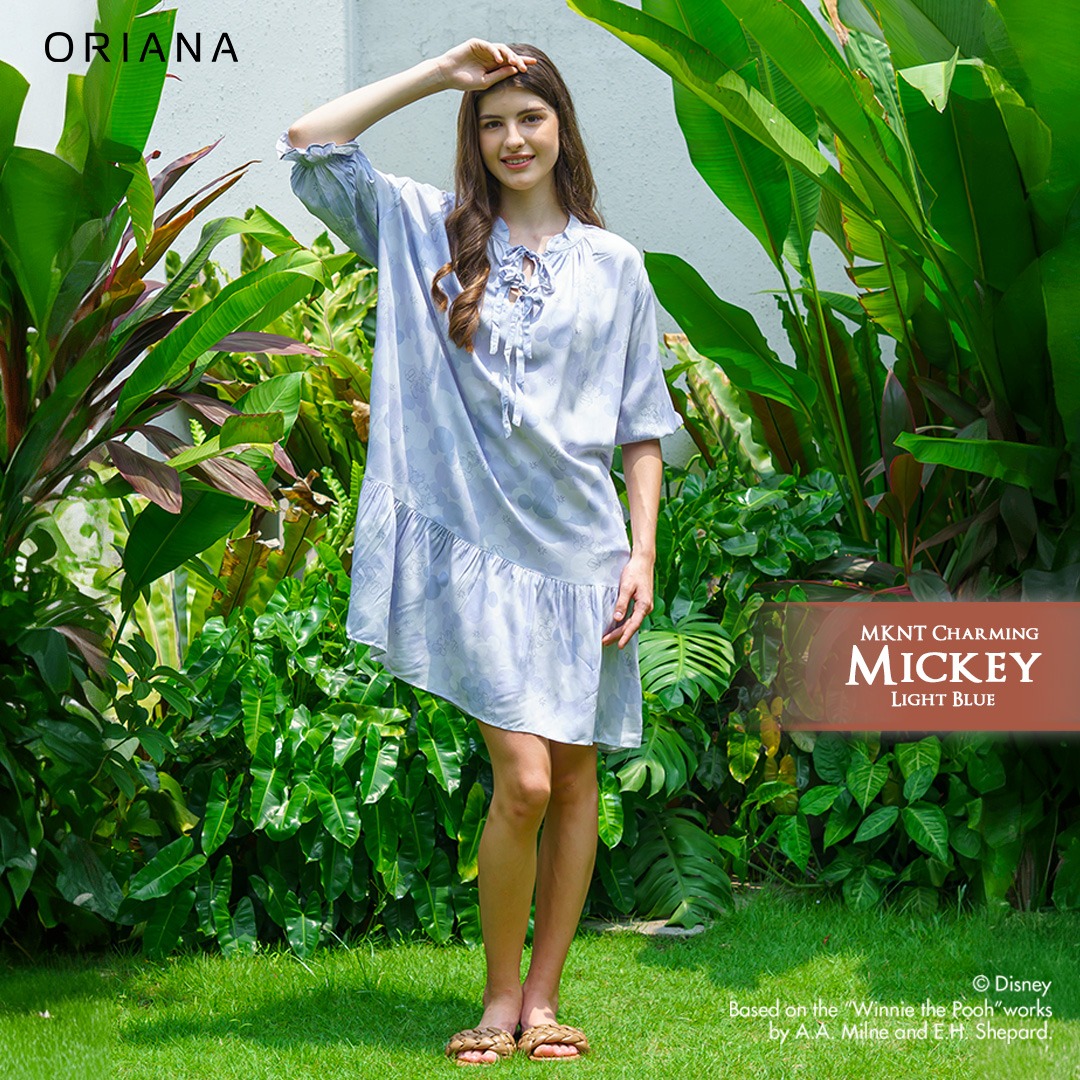 Oriana Homewear Maxi Dress MKNT Mickey Mouse Charming Mickey Series