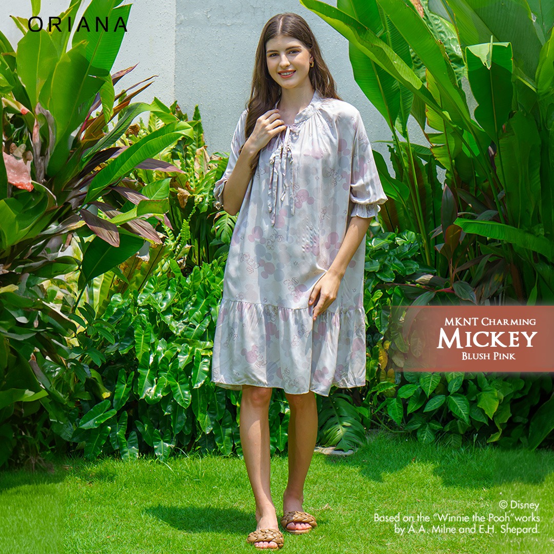 Oriana Homewear Maxi Dress MKNT Mickey Mouse Charming Mickey Series