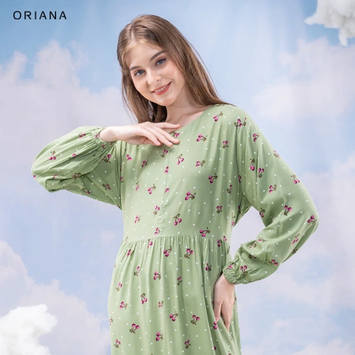 Image of Oriana Homewear Longdress Lashira Amity Series