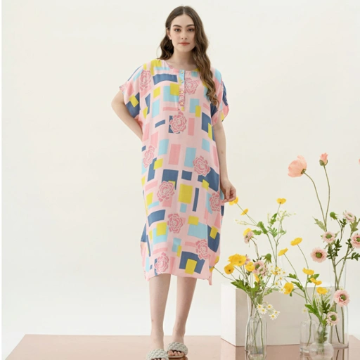 Image of Oriana Homewear Daster Pendek Busui Kaftan Yesly Series