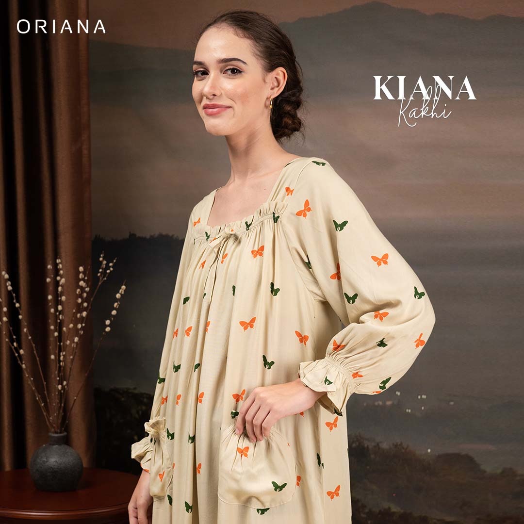 Oriana Homewear Maxi Dress Daster Busui DKKS Kiana Series