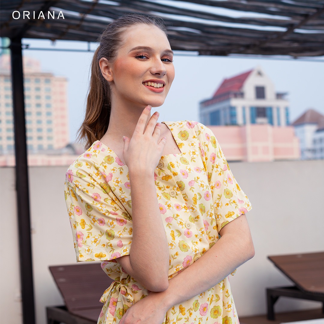 Oriana Homewear Maxi Dress Daster Selia Series
