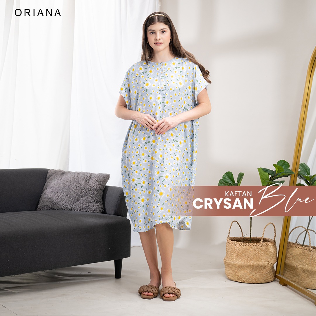 Oriana Homewear Daster Pendek Busui Kaftan Crysan Series