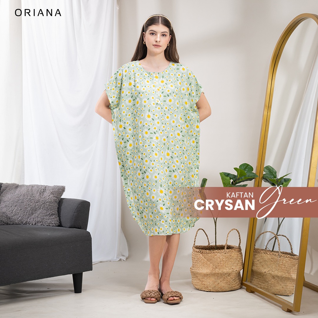 Oriana Homewear Daster Pendek Busui Kaftan Crysan Series
