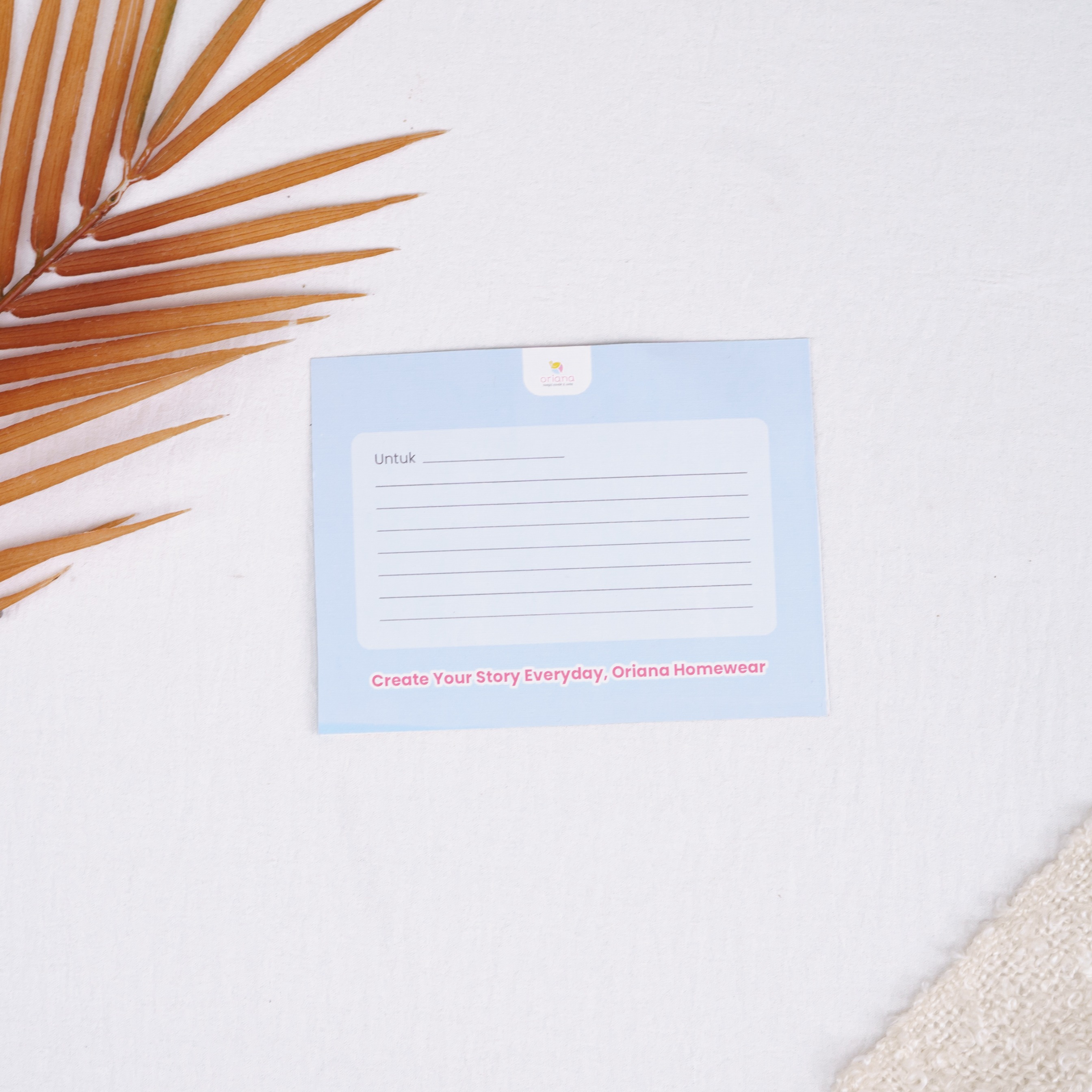 ORIANA GREETING CARD