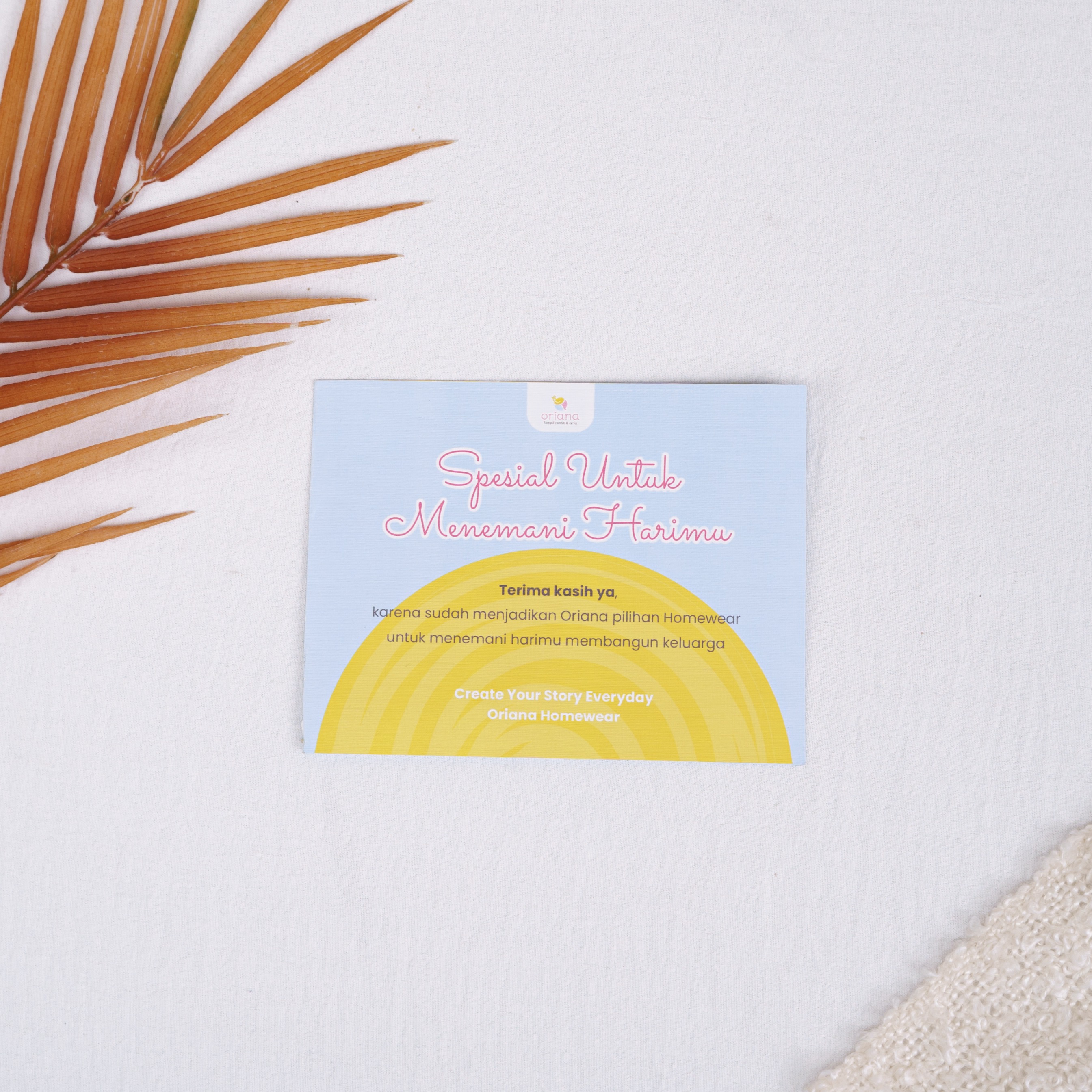 ORIANA GREETING CARD